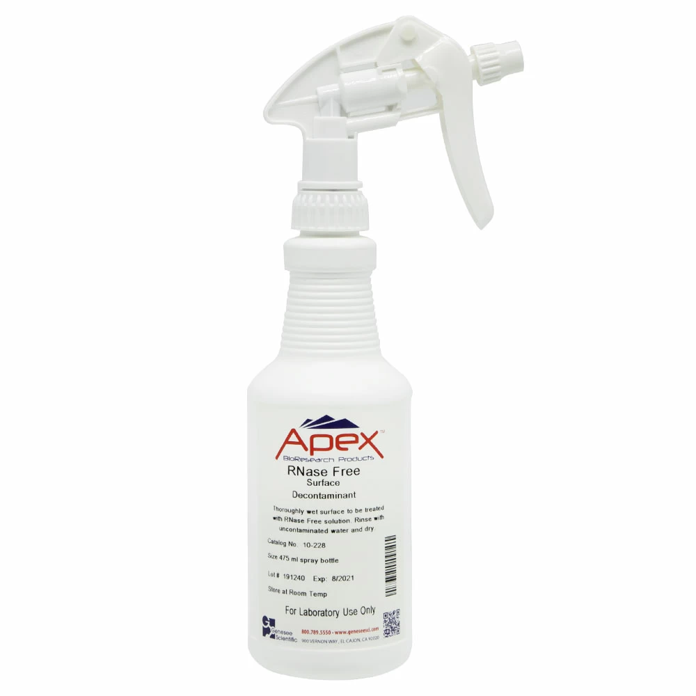 Apex Bioresearch Products 10-228 RNase FREE, 475ml Spray Bottle, Removes RNase & DNAse, 1 Spray Bottle/Unit primary image