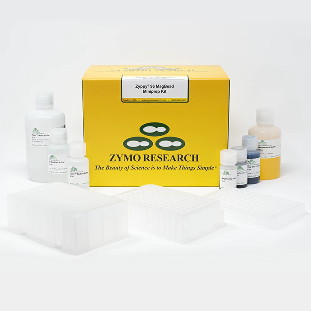 Zymo Research D4100 Zyppy-96 Plasmid MagBead Miniprep Kit, Zymo Research, 2 x 96 Preps/Unit primary image