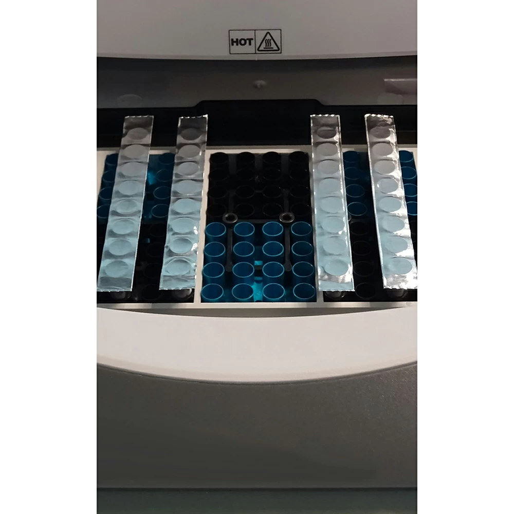 Excel Scientific F2-CS1X8-300, EZcap PCR FoilStrips Ideal for PCR & Sample Storage, 300 Strips / Unit secondary image