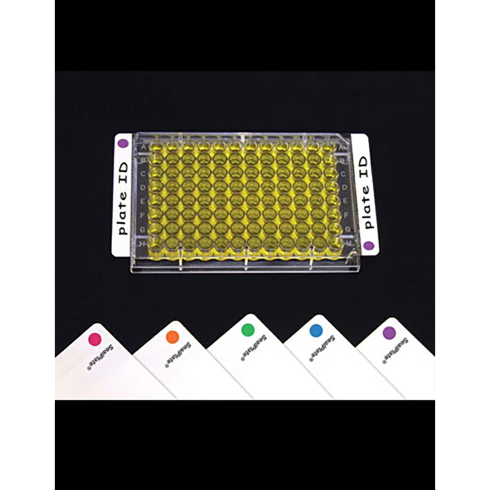 Excel Scientific SP-IDA-10, SealPlate Sealing Film, ColorTab, Assorted For ELISA & Similar Assay, 50 Films/Unit secondary image