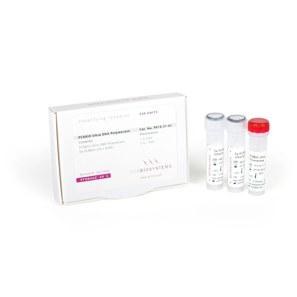 PCR Biosystems PB10.31-10 PCRBIO Ultra Polymerase, 4 Polymerase & 8 x 1ml Buffer, 1000U/Unit primary image