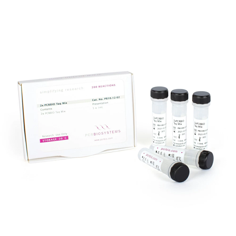 PCR Biosystems PB10.12-10 PCRBIO Taq Mix, Clear, 5 x 1ml Taq Mix, 200 Reactions/Unit primary image