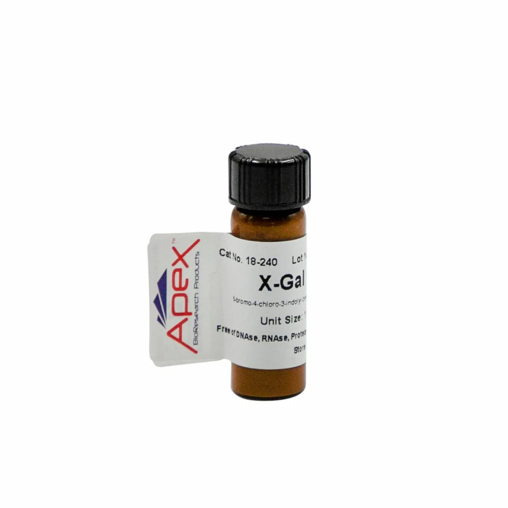 Apex Bioresearch Products 18-240 Apex X-Gal 1g, Molecular/Proteomic Grade, 1g/Unit primary image