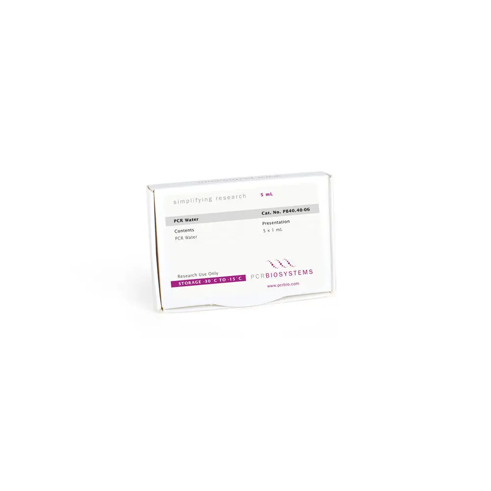 PCR Biosystems PB40.40-05 Water for PCR - QC tested, 5 mL, 5 ml/Unit Primary Image