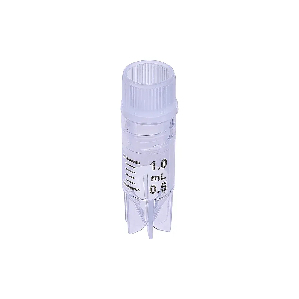 Olympus Plastics 24-200P, 1.0ml Self-Standing Cryovial Internal Thread w/ O-Ring Seal, 1 Bag of 100 Tubes/Unit tertiary image