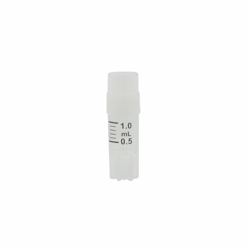 Olympus Plastics 24-201, 1.0ml Self-Standing Cryovial External Thread w/ Lip Seal, 10 Bags of 100 Tubes/Unit primary image