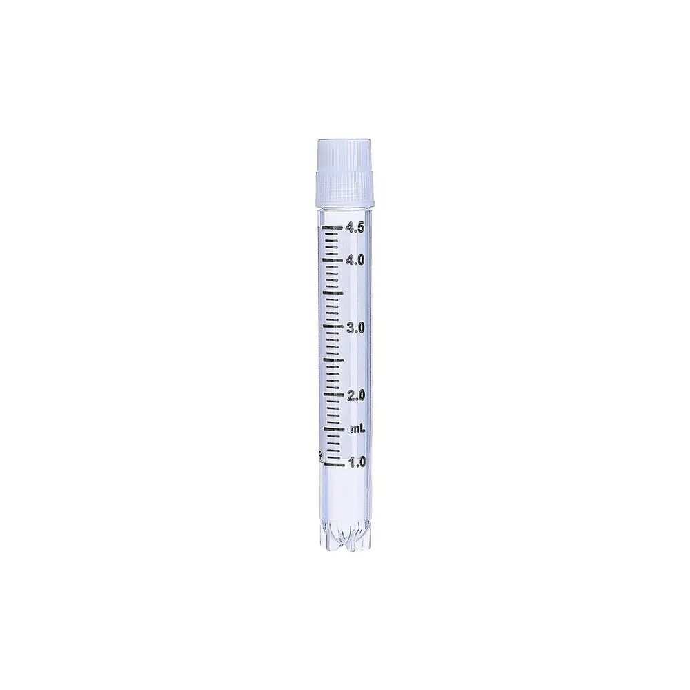 Olympus Plastics 24-206, 4.5ml Self-Standing Cryovial External Thread w/ Lip Seal, 10 Bags of 100 Tubes/Unit primary image