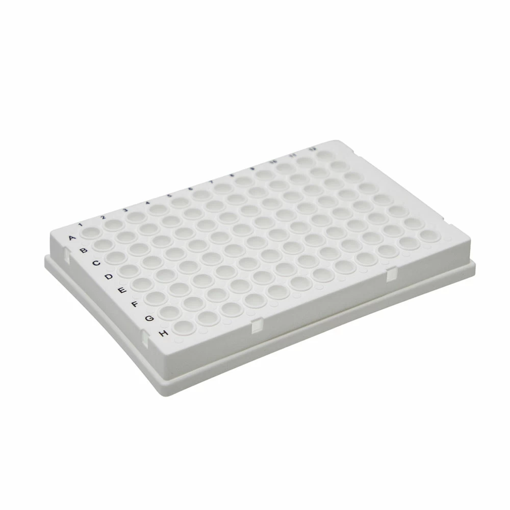 Olympus Plastics 24-302W, Olympus 96-Well PCR Plate, Full-Skirted Ultra Thin Wall, White, 10 Plates/Unit primary image