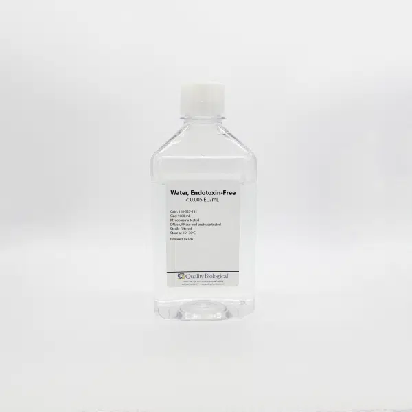 QBI 118-325-131CS Water, Endo-free (<0.005 Eu/mL), DNase, RNase and protease tested, 10 x 1000 mL/Unit Primary Image