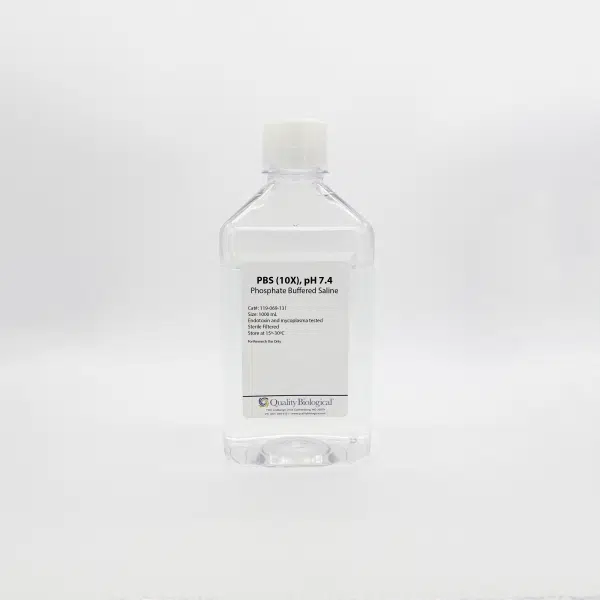 QBI 119-069-131 PBS 10X, pH 7.4, w/o Ca & Mg, 1000 mL/Unit Primary Image