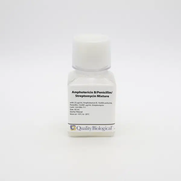 QBI 120-096-711EA Amphotericin B/Penicillin/Streptomycin Mixture, Amph B/Pen/Strep, 50 mL/Unit Primary Image