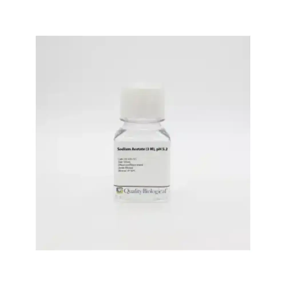 Quality Biological Inc 351-035-721 3M Sodium Acetate, pH 5.2, AC PH5.2 3M,100ml , 4 Bottles/Unit Primary Image