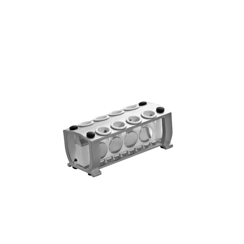 MTC Bio R0215 Magnetic Bead Separation Rack, Reversible, For Microtubes and PCR Tubes, 1 Rack/Unit Quaternary Image