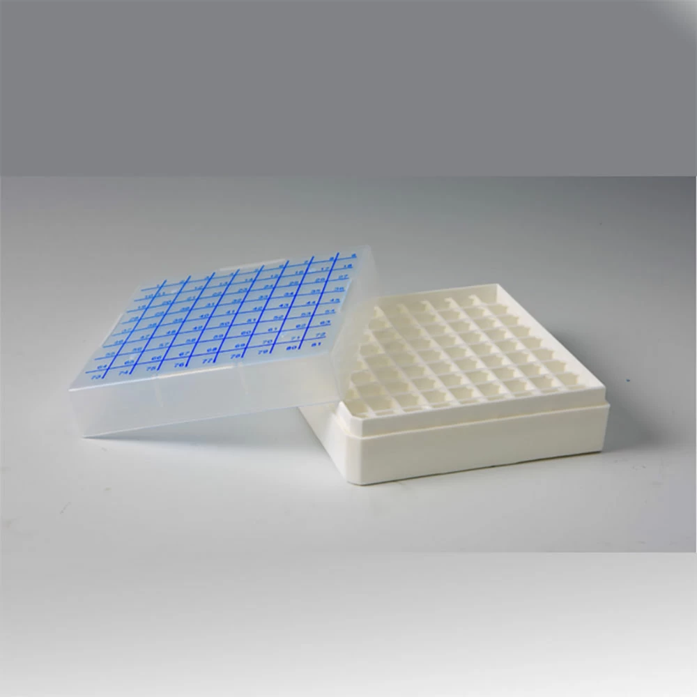 Genesee Scientific 27-214, White, Clear Lid w/ Grid, 1 Rack/Unit secondary image