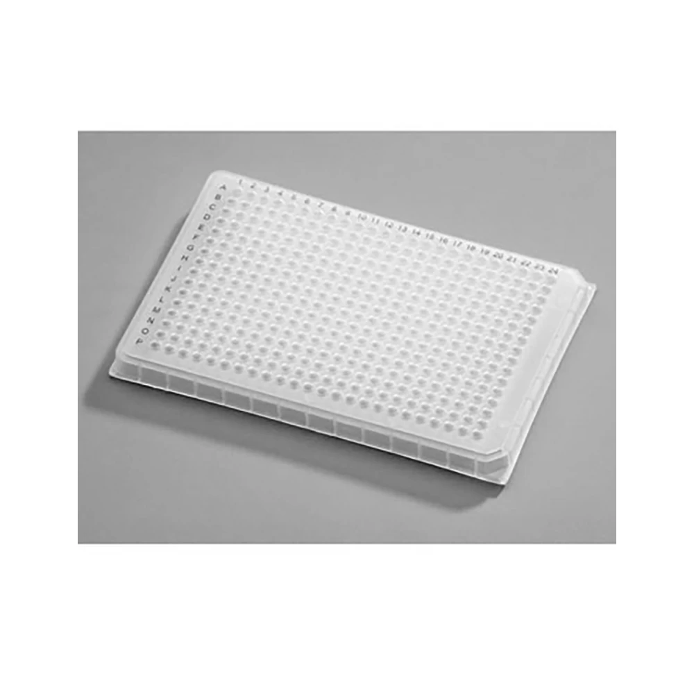 Olympus Plastics 24-308W, Olympus 384-Well PCR Plate, White A24 & P24 Cut Corner, 10 Plates/Unit primary image