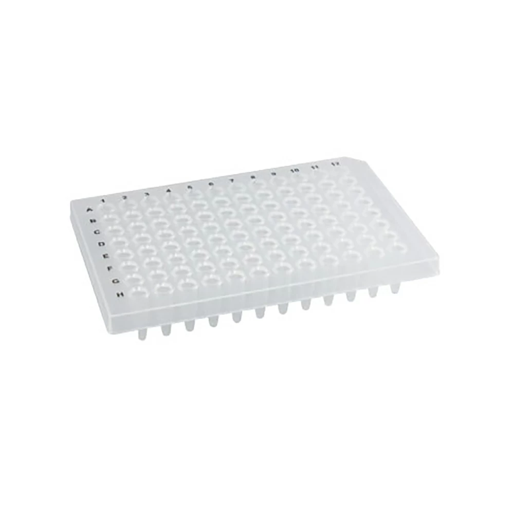 Olympus Plastics 27-408, Olympus 96-Well PCR Plate, Semi-Skirted Straight-Sided, Natural, 10 Plates/Unit primary image