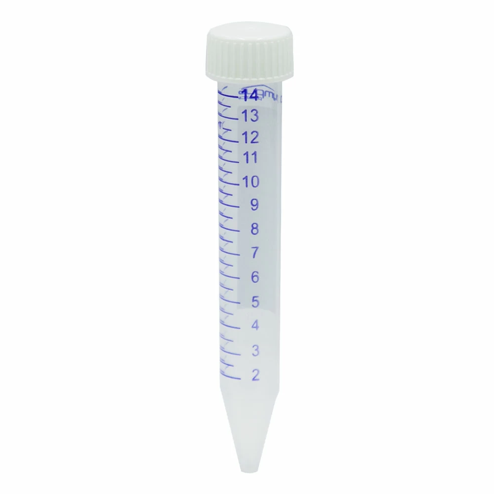 Olympus Plastics 28-103, 15ml Conical Centrifuge Tubes, Polypropylene Bulk, Sterile, 20 Bags of 25 Tubes, 500/Unit primary image