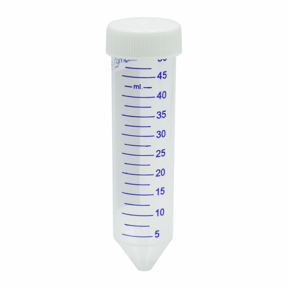 Olympus Plastics 28-106, 50ml Conical Centrifuge Tubes, Polypropylene Racked, Sterile, 20 Racks of 25 Tubes, 500/Unit primary image