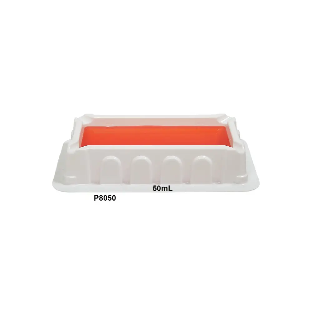 MTC Bio P8050-1S 50ml Reservoir, With Lids, Sterile, Individually Wrapped, 100 Reservoirs/Unit Primary Image