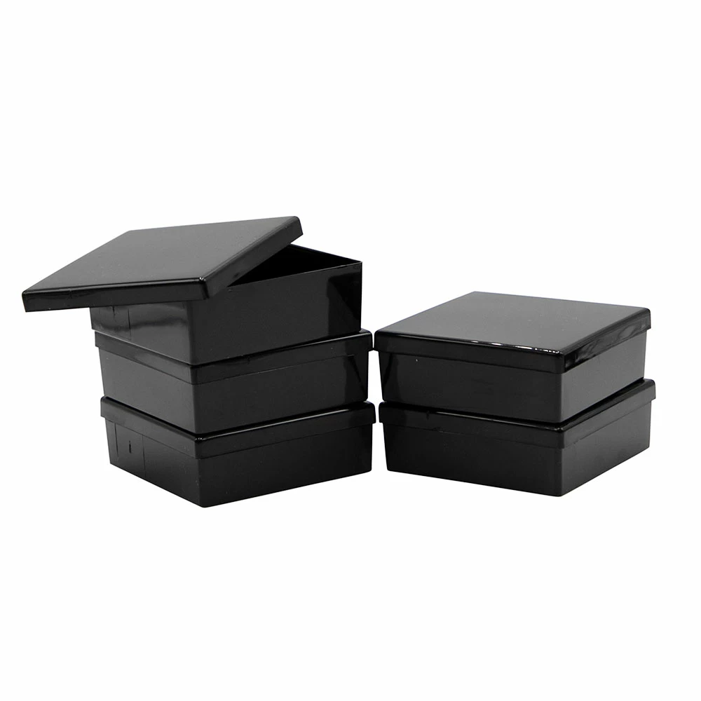 Prometheus Protein Biology Products 30-142 Blotting Boxes, Square, Black, Removable Lid, 8.6 x 8.6 x 2.8cm, 10 Boxes/Unit primary image