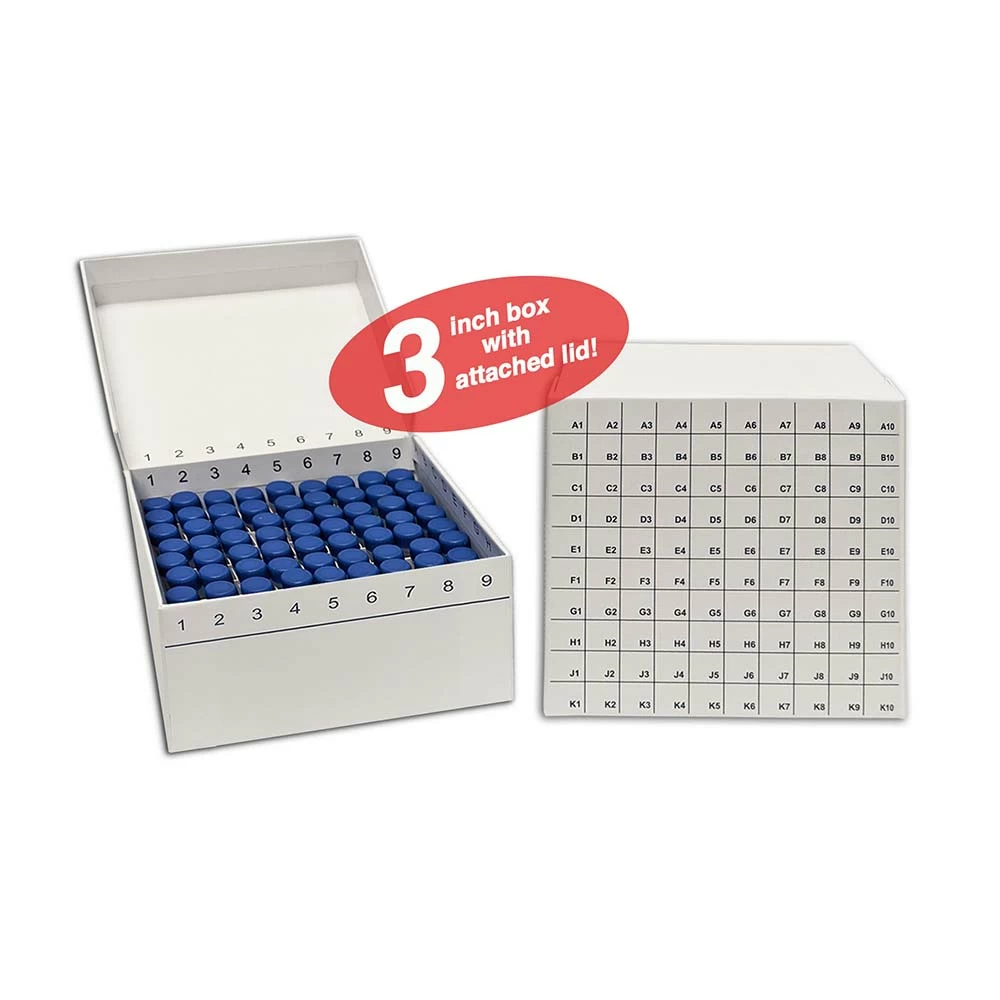 Genesee Scientific 30-193, White, 100-Place Divider, 50 Boxes/Unit primary image