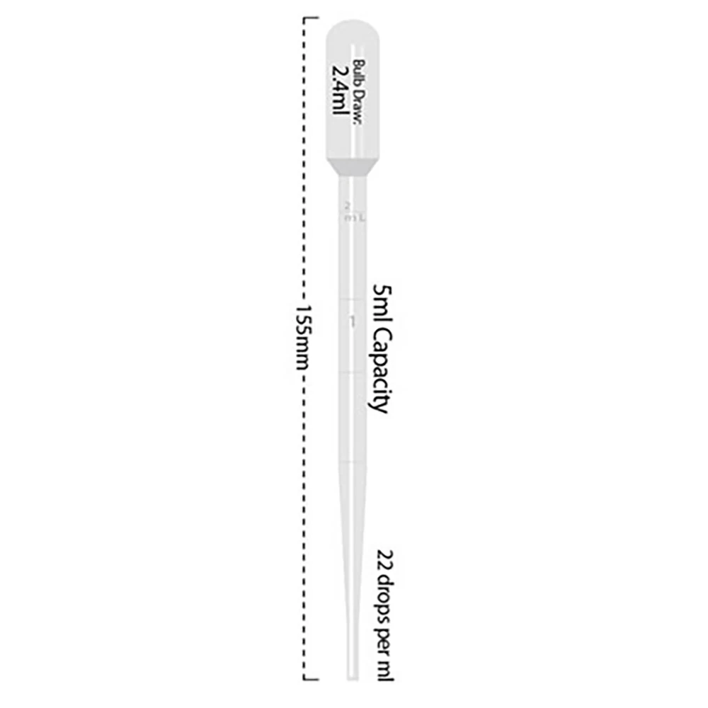 Olympus Plastics 30-203S, Transfer Pipettes, 5ml, Blood Bank, Sterile Sterile, Individually Wrapped, 500 Pipettes/Unit secondary image