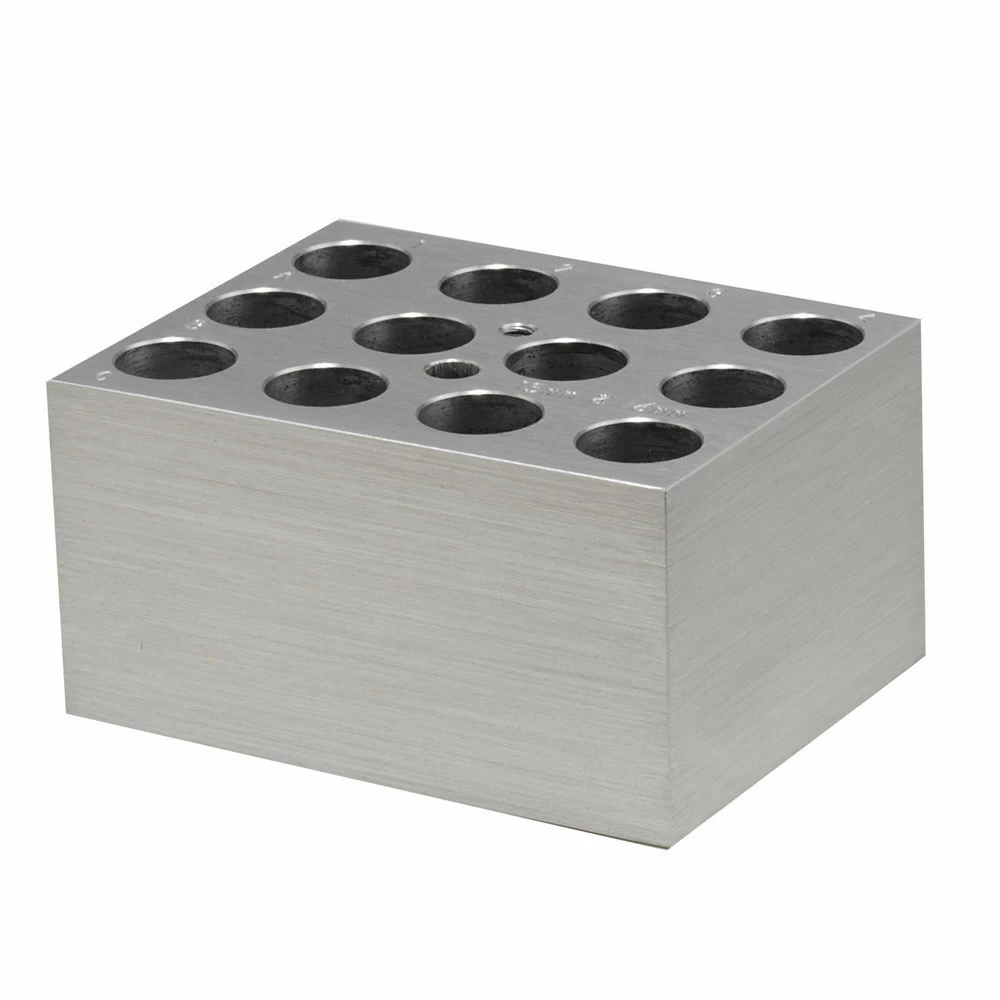 Benchmark Scientific BSW1516 Block, 12 x 15-16mm Tubes, For Digital Dry Bath, 1 Block/Unit primary image