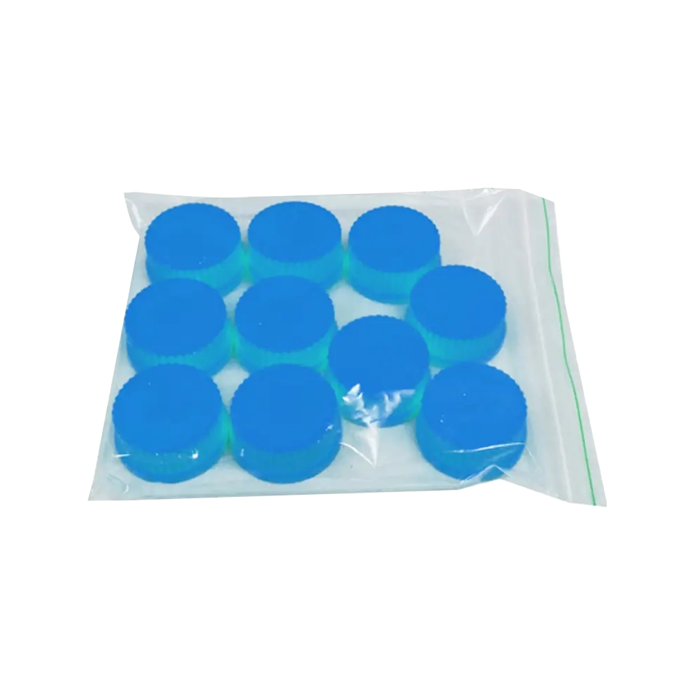 Benchmark Scientific B3000-CAP2 Replacement Cap, Standard GL32 Blue Cap, 10/pk, 1 Pack/Unit Primary Image