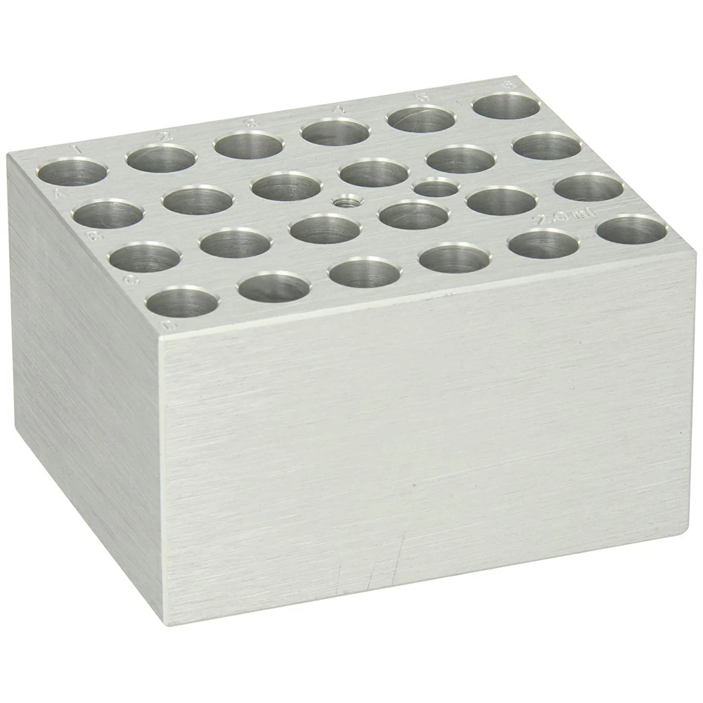 Labnet International D1102A Block, 20 x2.0ml Tubes, Digital Dry Bath Accessory, 1 Block/Unit primary image