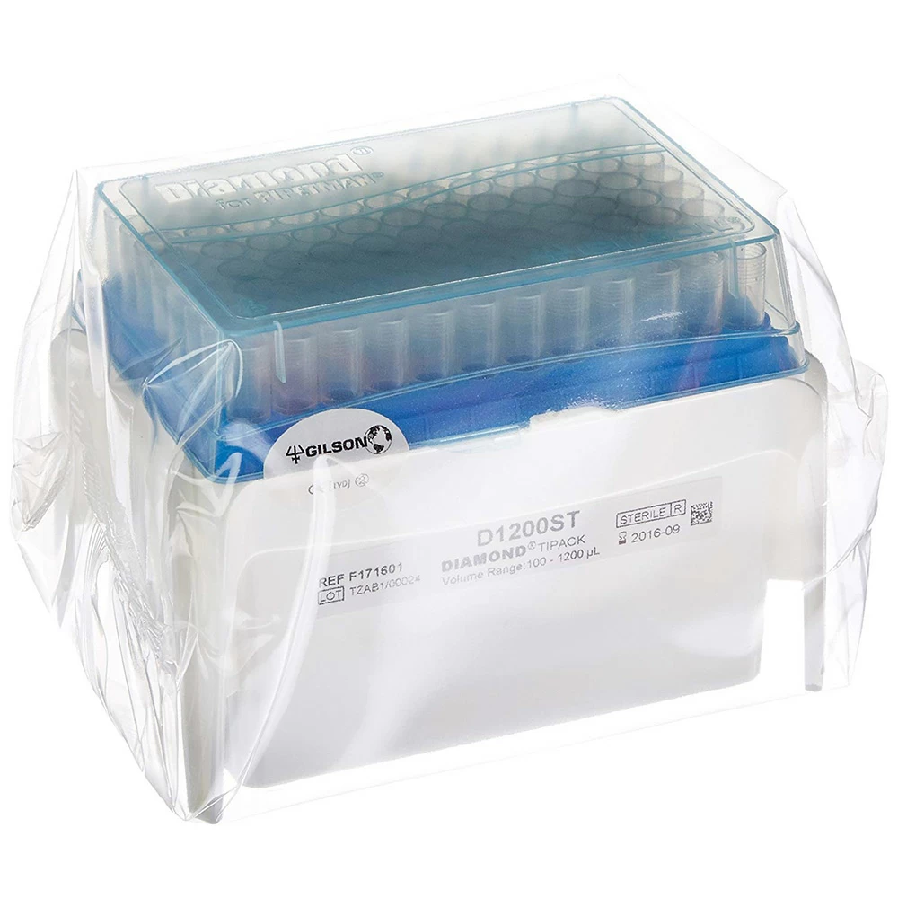 Gilson F171601 D1200ST Tipack, Sterile, 100-1200