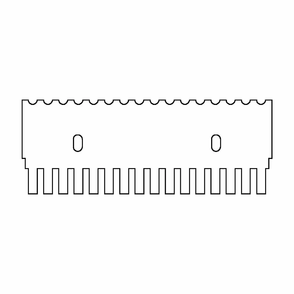 Genesee Scientific 45-101C16 16 Tooth Comb, 1mm Thick, for Midi 10cm Gel Box, 1 Comb/Unit primary image