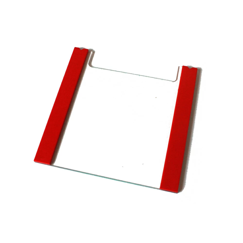 Genesee Scientific 45-108NGP Notched Glass Plate, 10 x 10cm, with 1.5mm Bonded Spacers, 2 Plates/Unit primary image