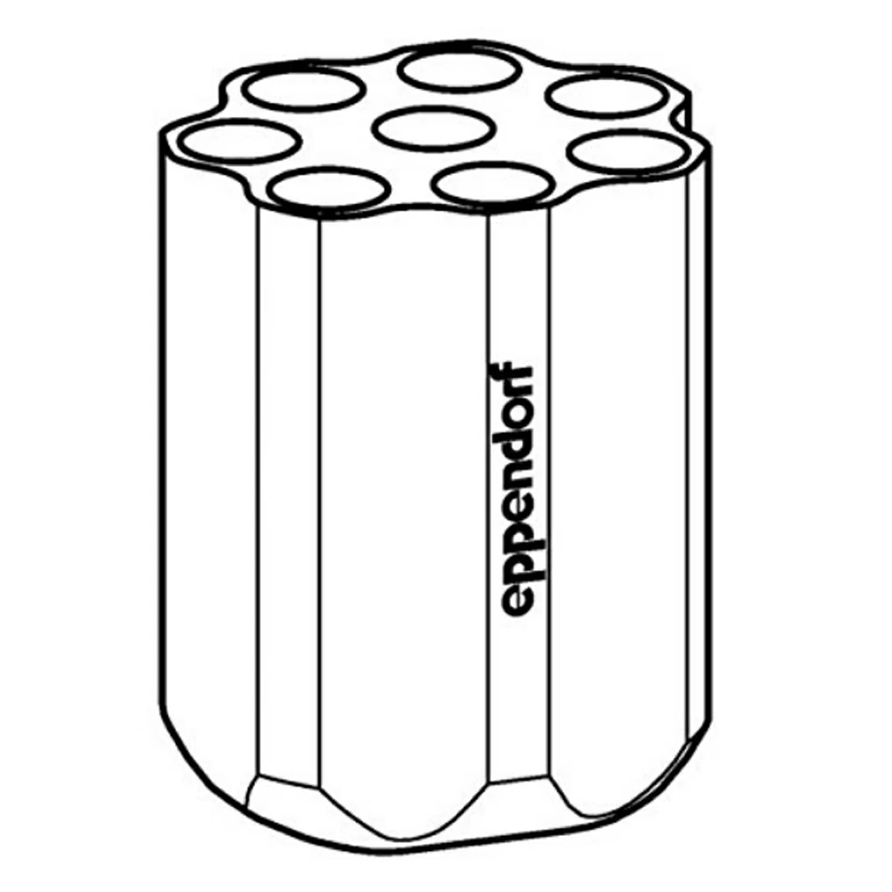Eppendorf 5804783000 8 x 15ml Conical Adapters, For 250ml Round Buckets, 2 Adapters/Unit primary image