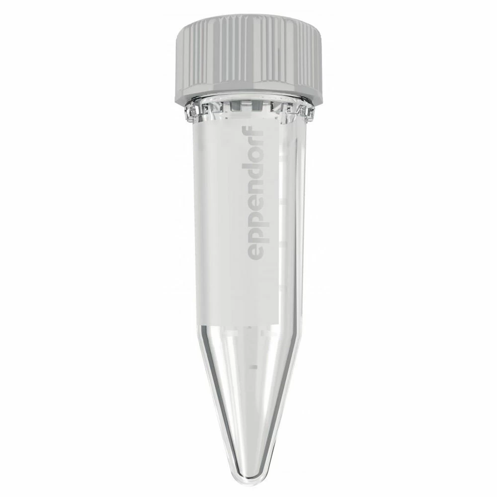 Eppendorf 30122321 5ml Screw Cap Tubes, Sterile, Clear, 200 Tubes/Unit primary image