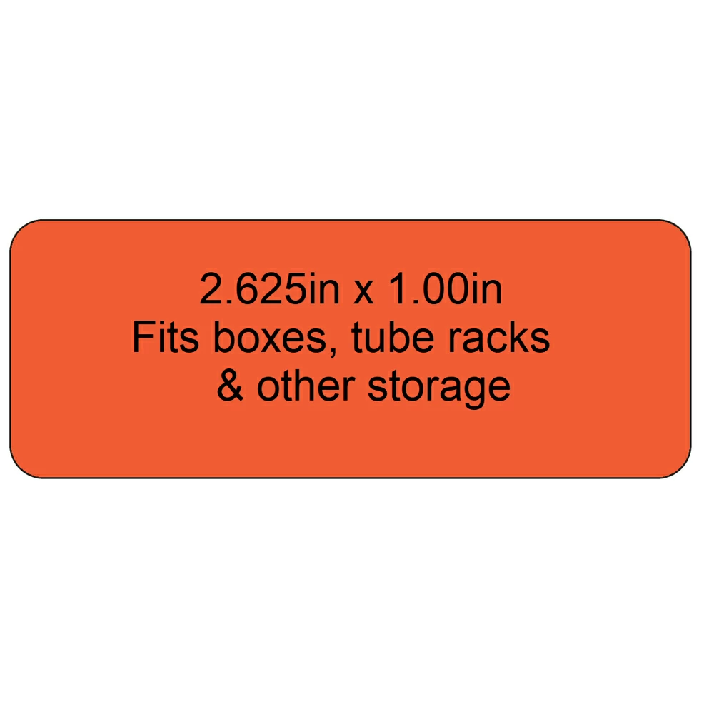 Diversified Biotech RNBW-2500,  2.625 x 1.00in, Asst. Colors, 600 Labels/Unit quaternary image