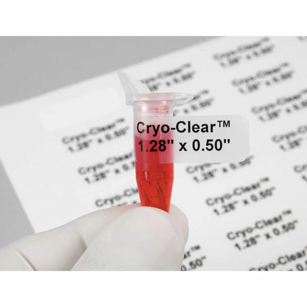 Diversified Biotech CLEAR-170,  1.28 x 0.50in, Clear, 1,700 Labels/Unit primary image