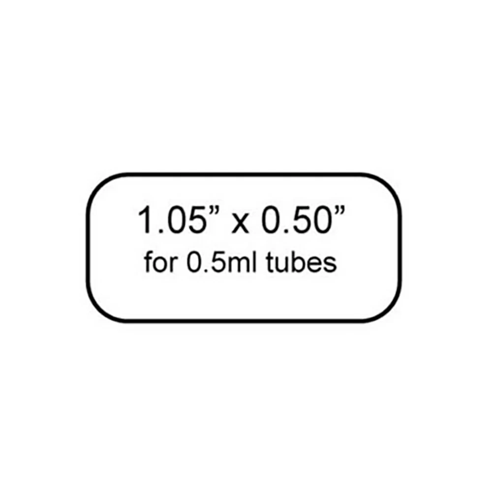 Diversified Biotech DTCR-1000,  1.05 x 0.50in White, 1,000 Labels/Unit tertiary image