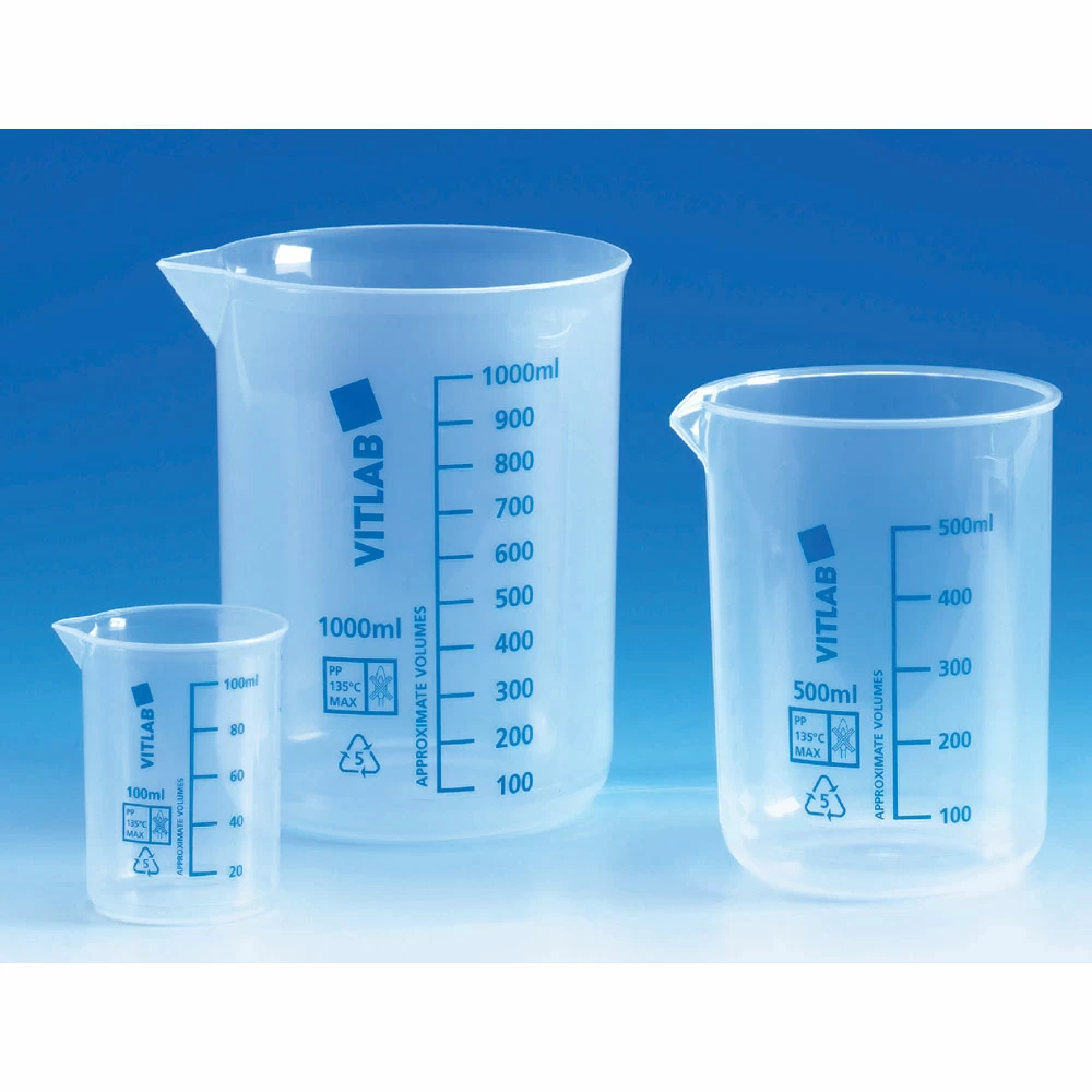 BrandTech Scientific V618081, Polypropylene, 6 Beakers/Unit primary image