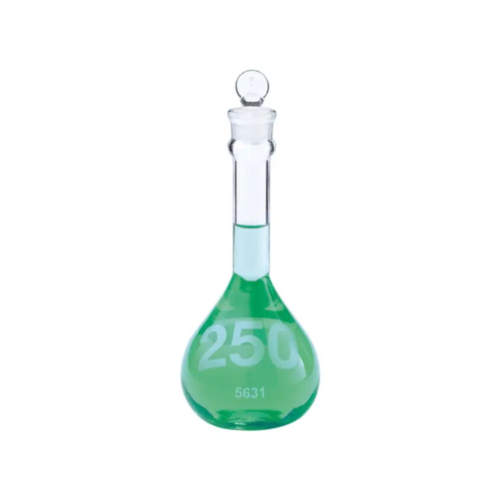 DWK Life Sciences 92820G-200 Flask,Vol,Hd,Wm,Clear,Glass,S&C,200ml, KIMBLE