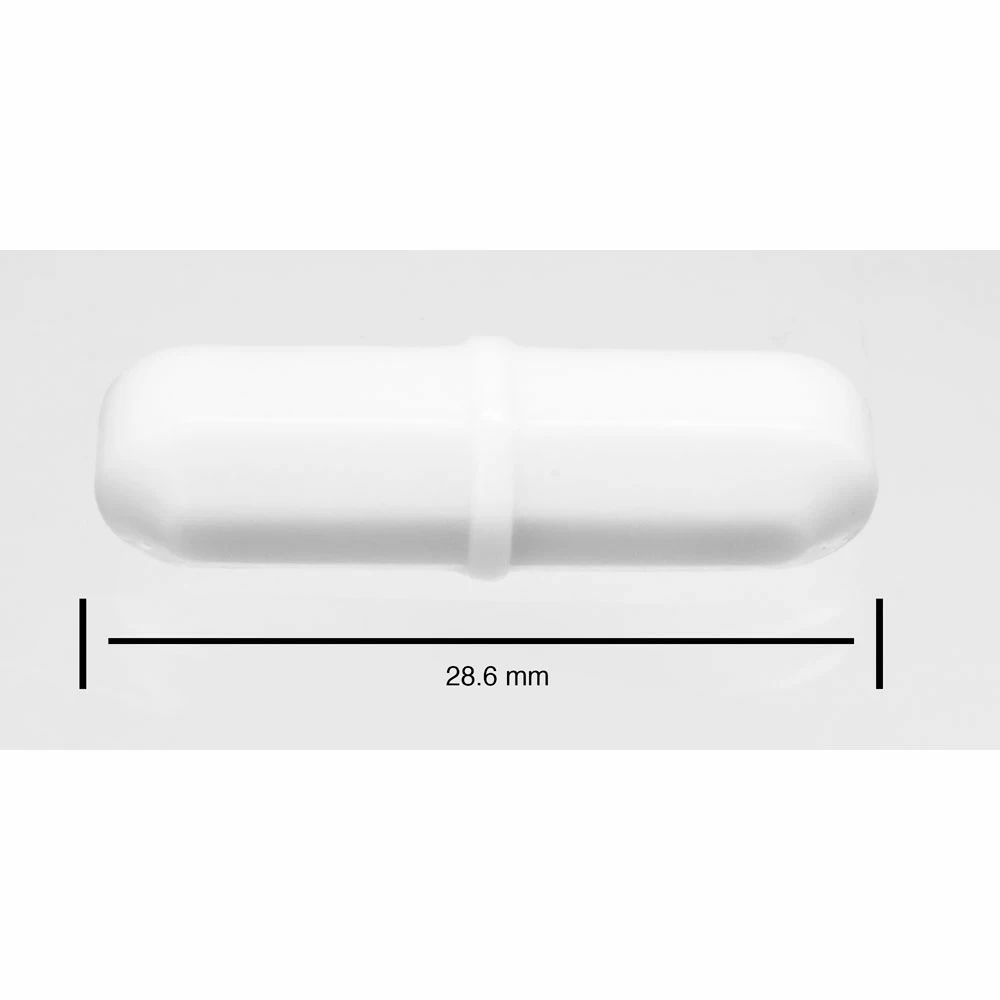 Bel-Art F37110-0118, Magnetic Stir Bar Octagon, White, 1 Stir Bar/Unit primary image