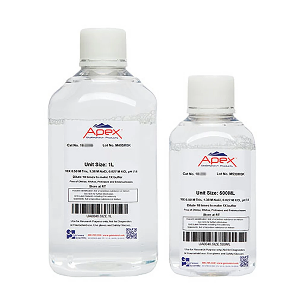 Apex Bioresearch Products 18-155 EDTA Buffer, 1X, pH 8.0, 500ml/Unit primary image