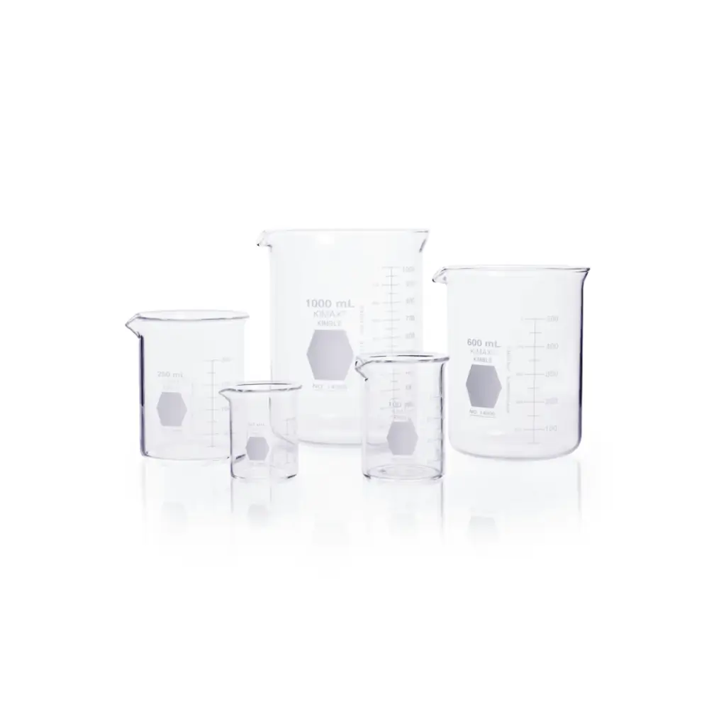 DWK Life Sciences 14080-01 Beaker,Griffin,Low Form,Scale,Pack, KIMBLE